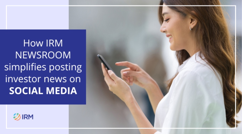 IRM Newsroom and social media